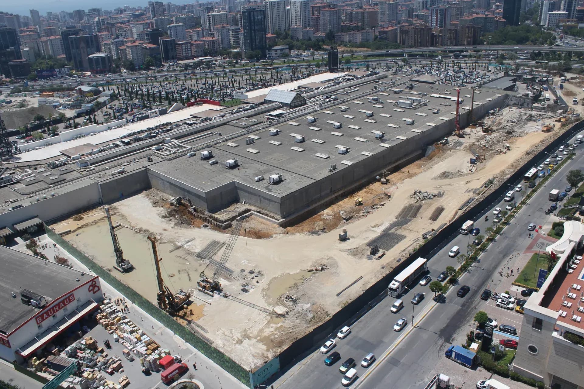 Kozyatağı CITY’S İstanbul AVM saha çalışması