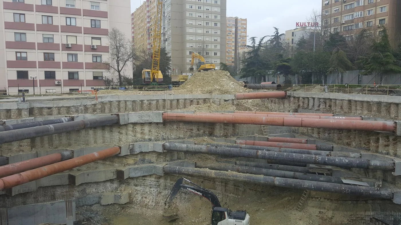Bakırköy, Ataköy Metro Durağı Çıkışı Zeminaltı Otopark İnşaatı görsel 4